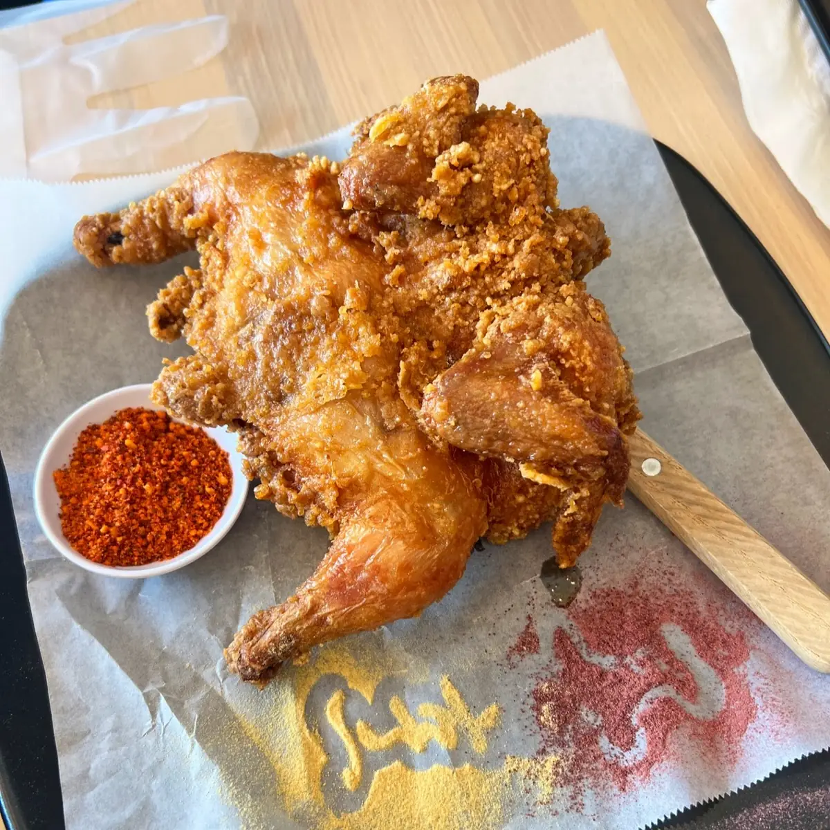 crispy chicken cutlet 大鼓鸡排